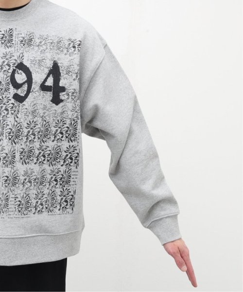 【TEXTILE PAINT】クルーネック スウェット amane murakami