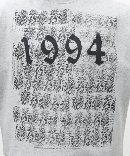 【TEXTILE PAINT】クルーネック スウェット amane murakami