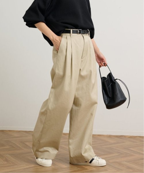 CHINOワイドパンツ FRAMeWORK 着用サイズ