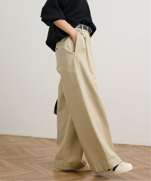 CHINOワイドパンツ FRAMeWORK 着用サイズ