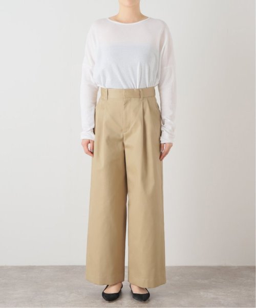 CHINOワイドパンツ FRAMeWORK 着用サイズ