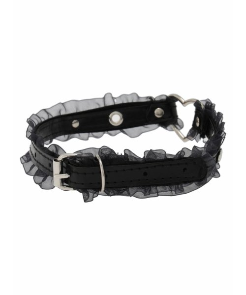 ハートベルトフリルチョーカー
