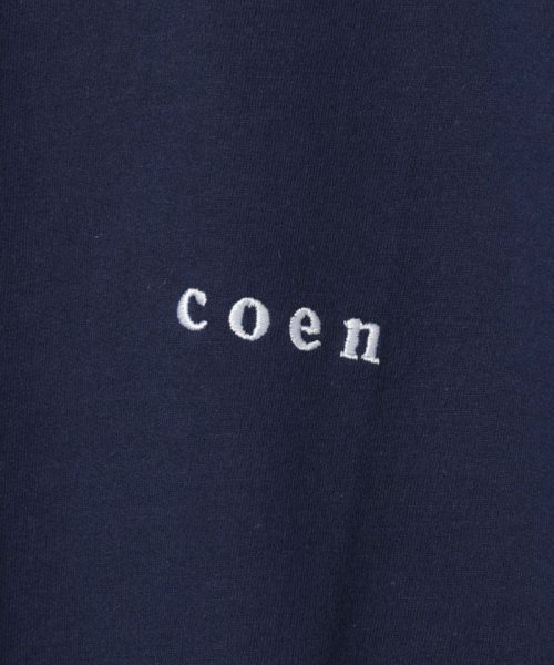 coen(coen)/【WEB限定】コーエンロゴ裏毛スウェット/img32