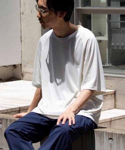 GLOSTER(GLOSTER)/【RUSSEL ATHLETIC/ラッセルアスレチック】別注 EverDry ラグランTシャツ/img06