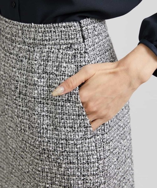 [セットアップ対応]ファンシーツイードセミタイトスカート 人気・おすすめ｜使いやすい・旅行におすすめ 品質保証 全国発送 在庫限り