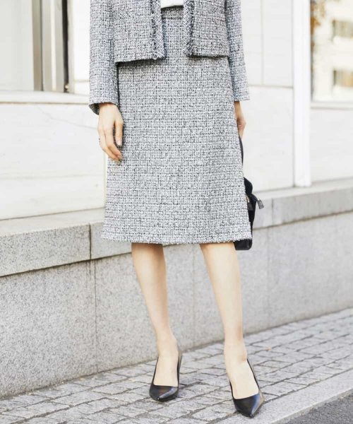 [セットアップ対応]ファンシーツイードセミタイトスカート 人気・おすすめ｜使いやすい・旅行におすすめ 品質保証 全国発送 在庫限り