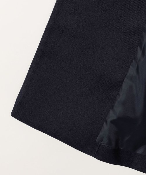 SHIPS any: ドライツイル ショールカラー Aライン コート［NAVY BLUE］ SHIPS any ドライツイル