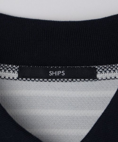 SHIPS MEN(シップス　メン)/*SHIPS: ワンポイント ロゴ バーズアイ ロングスリーブ ポロシャツ/img40