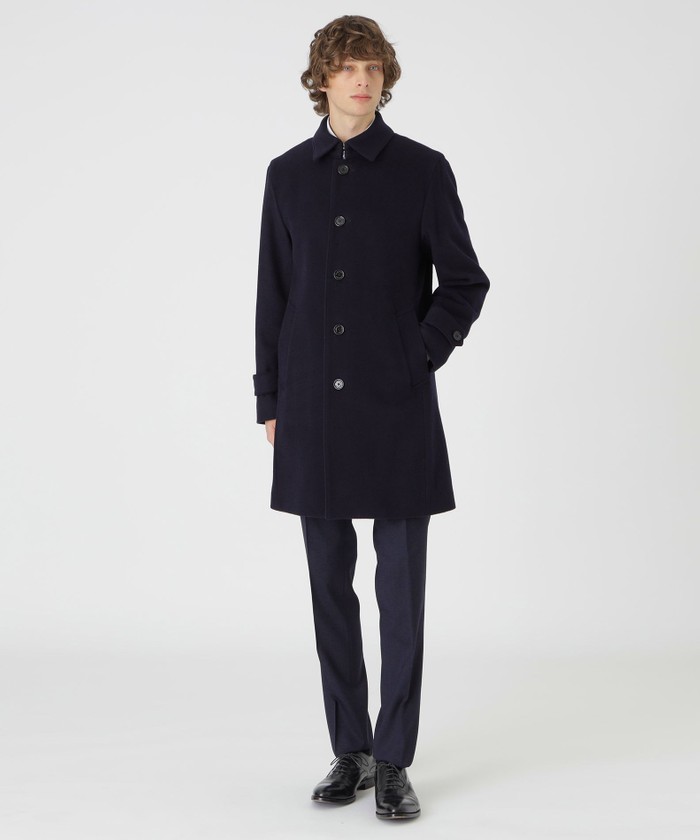 限定】ウールビーバーステンカラーコート(505738908)｜HANKYU MEN'S