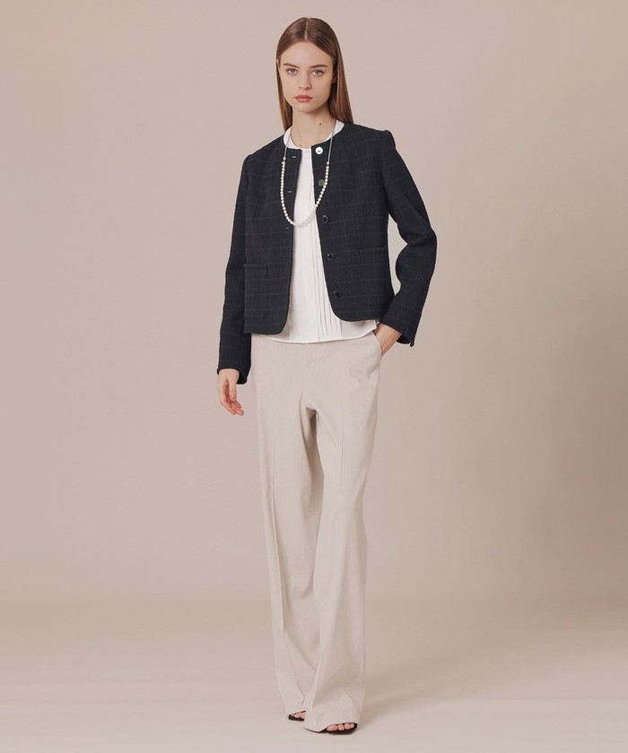 美品✨MACKINTOSH LONDON コットンツイードノーカラージャケット コットンツイードノーカラージャケット(505831255)｜阪急百貨店公式