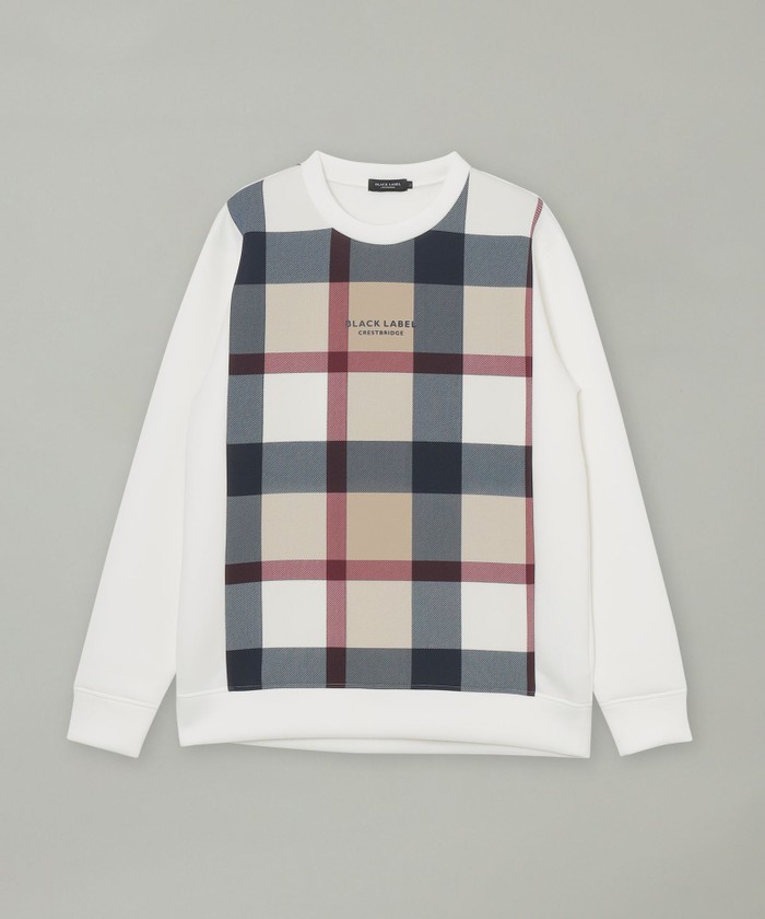 上品なブランド 限定】パーシャルチェックスウェットシャツ(505832367)｜HANKYU トップス