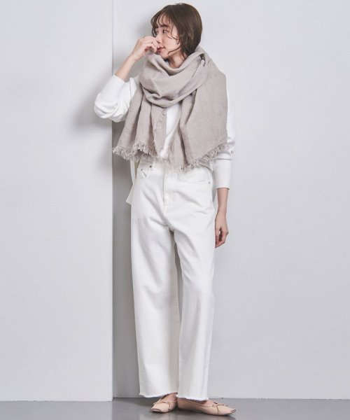【一部別注】＜ASAUCE MELER＞リネン ガーゼ ストール 