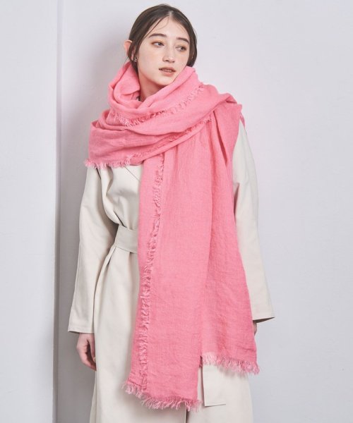 【一部別注】＜ASAUCE MELER＞リネン ガーゼ ストール 