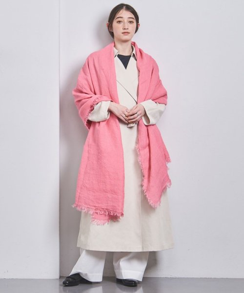 【一部別注】＜ASAUCE MELER＞リネン ガーゼ ストール 