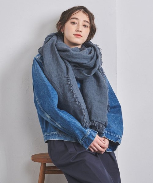 【一部別注】＜ASAUCE MELER＞リネン ガーゼ ストール 