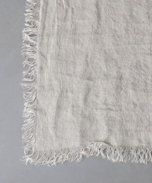 【一部別注】＜ASAUCE MELER＞リネン ガーゼ ストール 