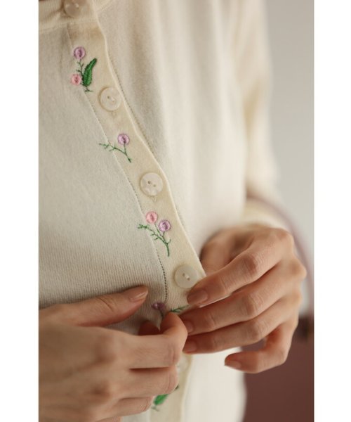 CAWAII(カワイイ)/春を告げる可憐な野花刺繍カーディガン/img04