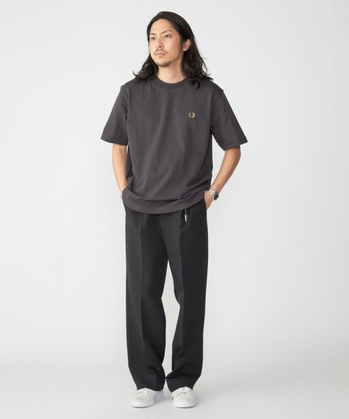 SHIPS MEN(シップス　メン)/【SHIPS別注】FRED PERRY: SOLOTEX(R) 鹿の子 ワンポイント ロゴ Tシャツ24SS/img07