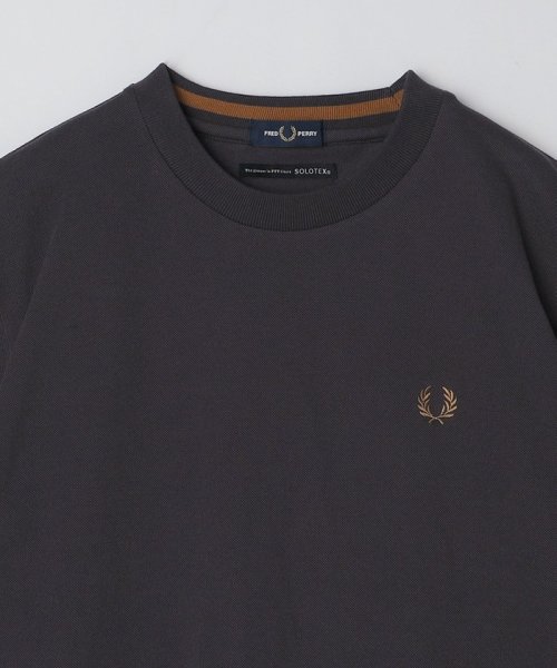 SHIPS MEN(シップス　メン)/【SHIPS別注】FRED PERRY: SOLOTEX(R) 鹿の子 ワンポイント ロゴ Tシャツ24SS/img32