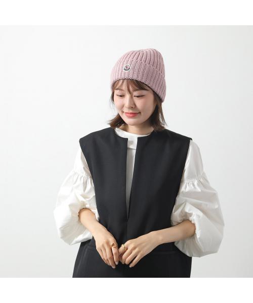 MONCLER ニット帽 3B00048 M1131 ウール リブ ビーニー - Imsohooked