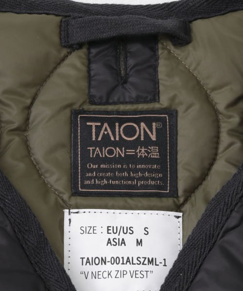 SENSE OF PLACE by URBAN RESEARCH(センスオブプレイス バイ アーバンリサーチ)/TAION　W－ZIP DOWN VEST B/img06