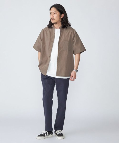 SHIPS MEN(シップス　メン)/【SHIPS別注】GRAMiCCi: 〈接触冷感・撥水・UVカット〉4WAYストレッチ マットナイロン テーパード NN パンツ/img34