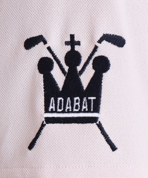 adabat(アダバット)/【UVカット／吸水速乾】ロゴデザイン モックネック半袖プルオーバー/img60