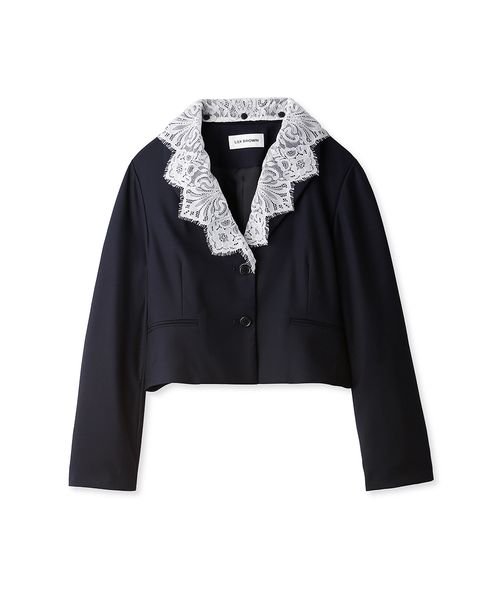 レースカラーシングルジャケット 予めご了承ください