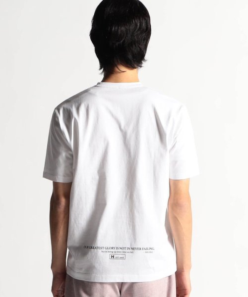 HIDEAWAYS NICOLE(ハイダウェイ ニコル)/【20周年記念】激シルケットロゴプリント半袖Tシャツ/img02