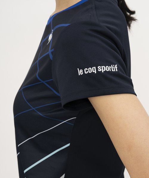le coq sportif (ルコックスポルティフ)/【クーリング】サンスクリーングラフィックゲームシャツ/img13