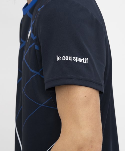 le coq sportif (ルコックスポルティフ)/【クーリング】サンスクリーングラフィックゲームシャツ/img13