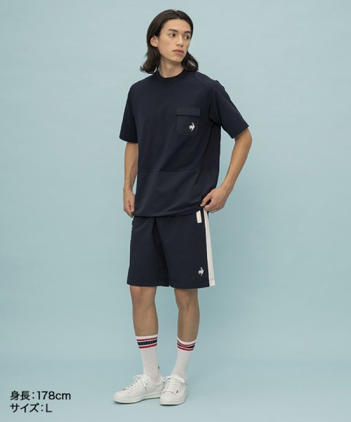 le coq sportif (ルコックスポルティフ)/【肌面ドライ】LCS プリューム モックネックハイブリッドシャツ（エールフォルム）/img06