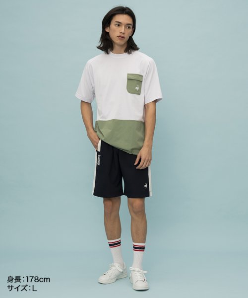 le coq sportif (ルコックスポルティフ)/【肌面ドライ】LCS プリューム モックネックハイブリッドシャツ（エールフォルム）/img10