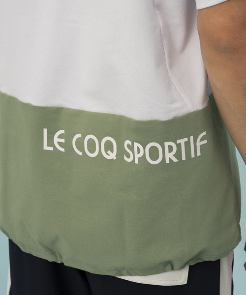 le coq sportif (ルコックスポルティフ)/【肌面ドライ】LCS プリューム モックネックハイブリッドシャツ（エールフォルム）/img14