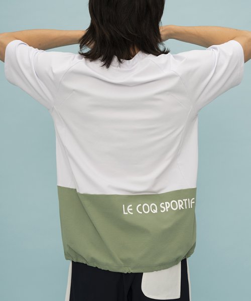 le coq sportif (ルコックスポルティフ)/【肌面ドライ】LCS プリューム モックネックハイブリッドシャツ（エールフォルム）/img15