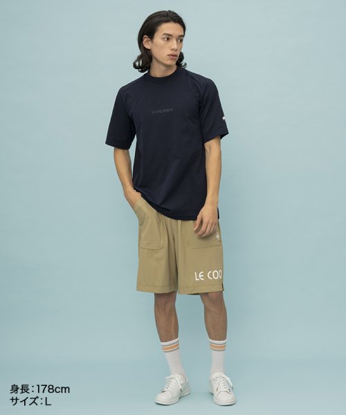 le coq sportif (ルコックスポルティフ)/【肌面ドライ】LCS プリュームニット モックネックシャツ（エールフォルム）/img06