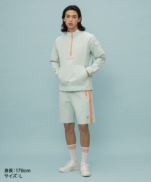 le coq sportif (ルコックスポルティフ)/【肌面ドライ】LCS プリュームクロス スタンドジップシャツ（エールフォルム）/img06