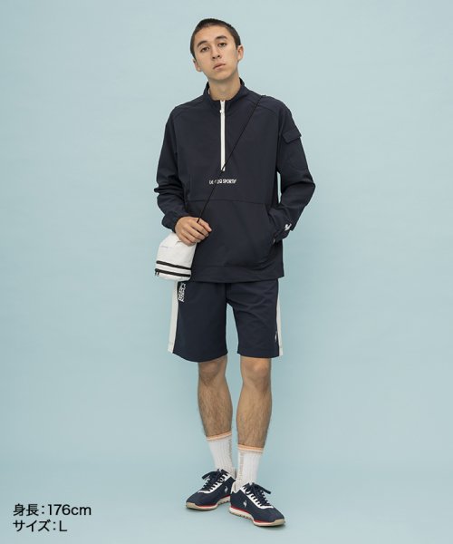 le coq sportif (ルコックスポルティフ)/【肌面ドライ】LCS プリュームクロス スタンドジップシャツ（エールフォルム）/img10