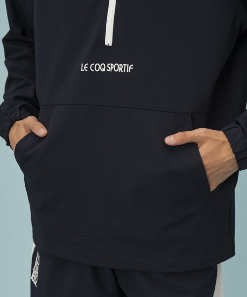 le coq sportif (ルコックスポルティフ)/【肌面ドライ】LCS プリュームクロス スタンドジップシャツ（エールフォルム）/img12