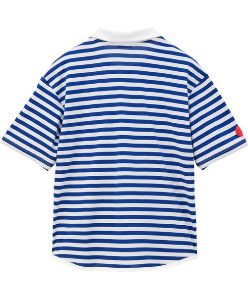 le coq sportif (ルコックスポルティフ)/ヘランカボーダー 衿付き半袖シャツ(UPF50+)/img12