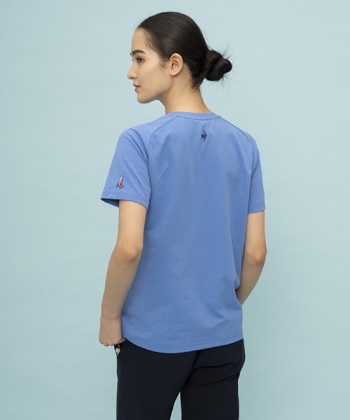 le coq sportif (ルコックスポルティフ)/【肌面ドライ】LCS プリュームニット 半袖Tシャツ（エールフォルム/池田エライザ着用）/img02