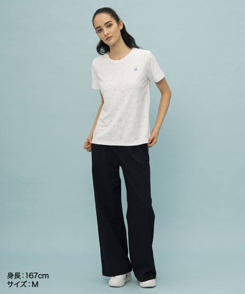 le coq sportif (ルコックスポルティフ)/ジャガードニット 半袖Tシャツ/img19