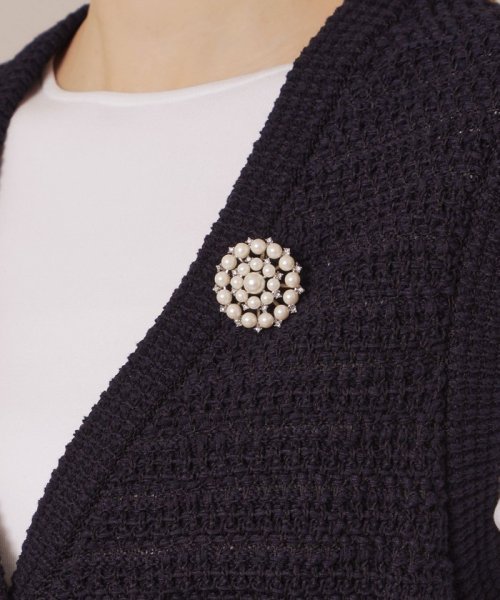 パールブローチ2WAYネックレス 