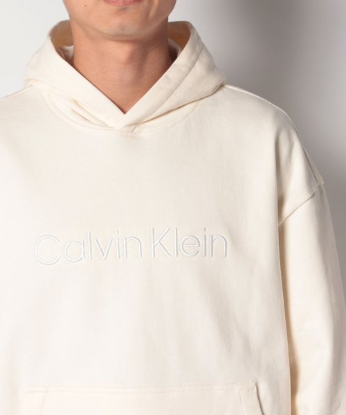 Calvin Klein(カルバンクライン)/フーディパーカー プルパーカー ロゴ フーディー カンガルーポケット 長袖 刺繍 無地 40HM231/img17