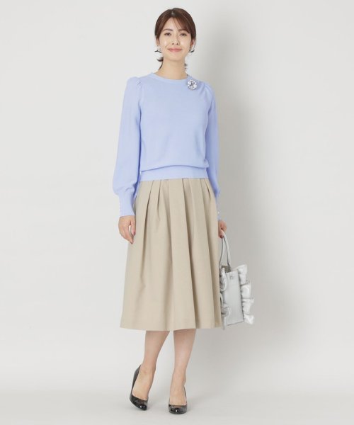 TO BE CHIC(L SIZE)(トゥービーシック Lサイズ)/【L】レーヨンナイロン プルオーバーニット/img03