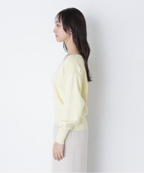 NATURAL BEAUTY BASIC(ナチュラルビューティーベーシック)/総針ベーシックVネックニット　24SS/img14