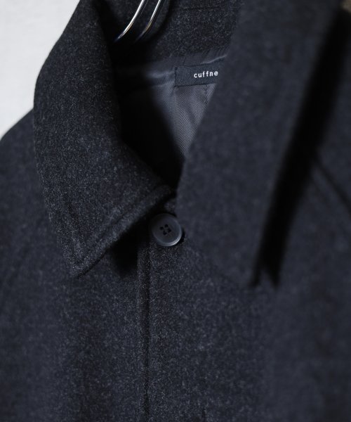 【Un】【CFN2322J】【it】【cuffne(カフネ)】メルトンラグランスリーブロングステンカラーコート 人気・おすすめ｜安定人気・収納便利におすすめ 期間限定割引 配送追跡可 在庫残りわずか