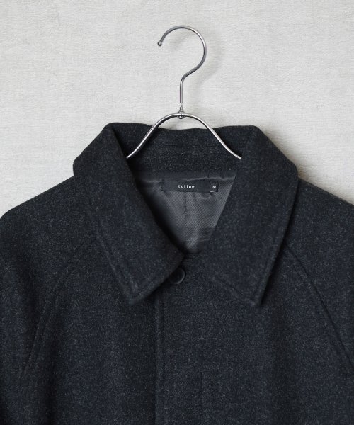 【Un】【CFN2322J】【it】【cuffne(カフネ)】メルトンラグランスリーブロングステンカラーコート 人気・おすすめ｜安定人気・収納便利におすすめ 期間限定割引 配送追跡可 在庫残りわずか