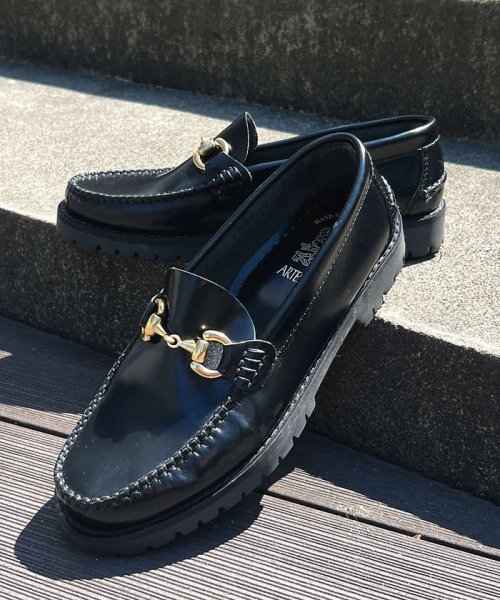 【ARTESANOS/アルテサノス】 厚底レザーゴールドビットローファー ARTESANOS/アルテサノス