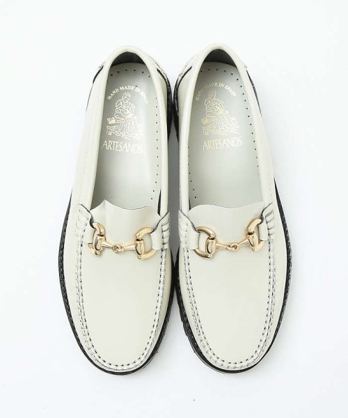 【ARTESANOS/アルテサノス】 厚底レザーゴールドビットローファー ARTESANOS/アルテサノス
